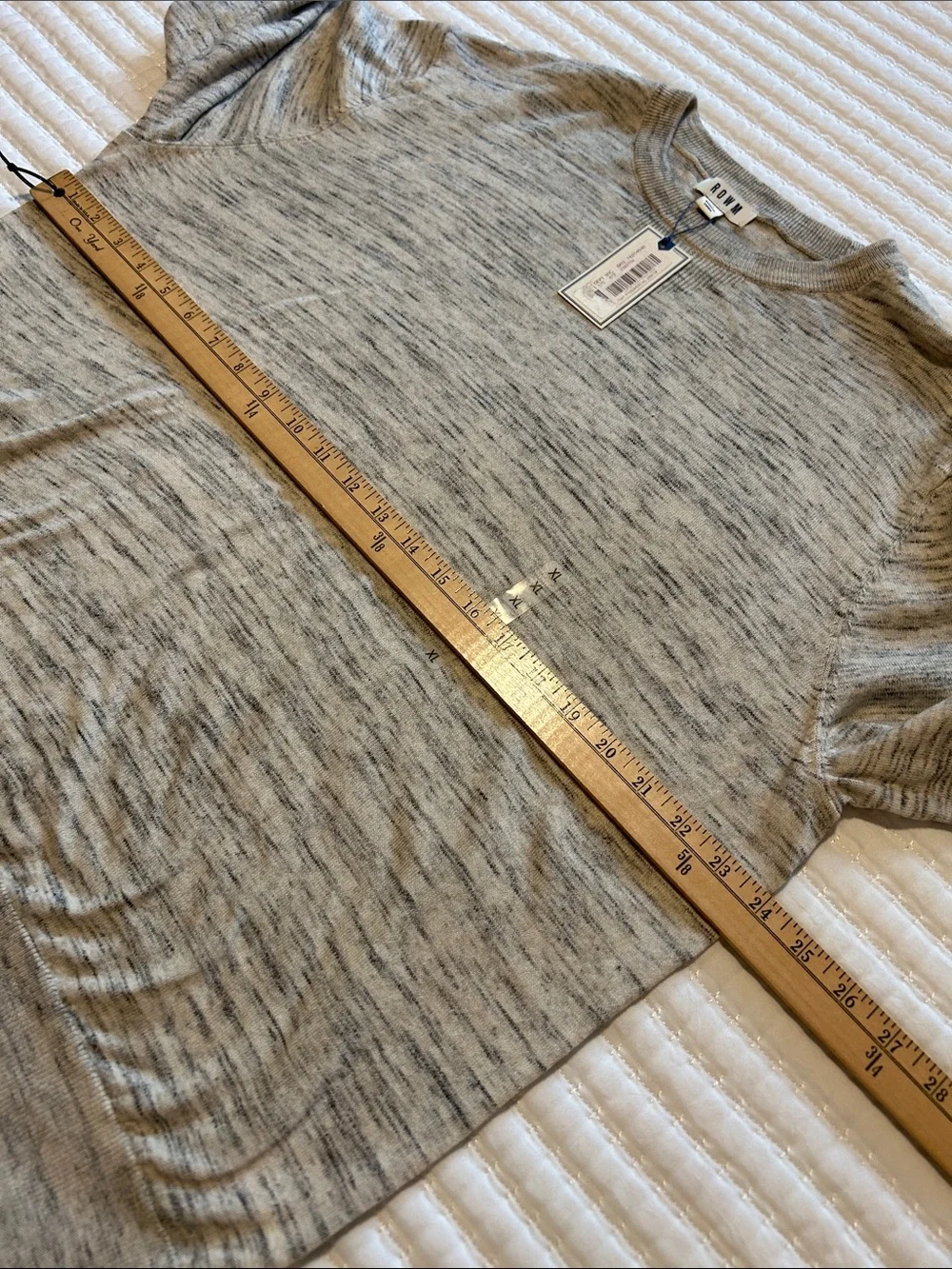 Men's Heather Gray Crewneck Sweater XL
